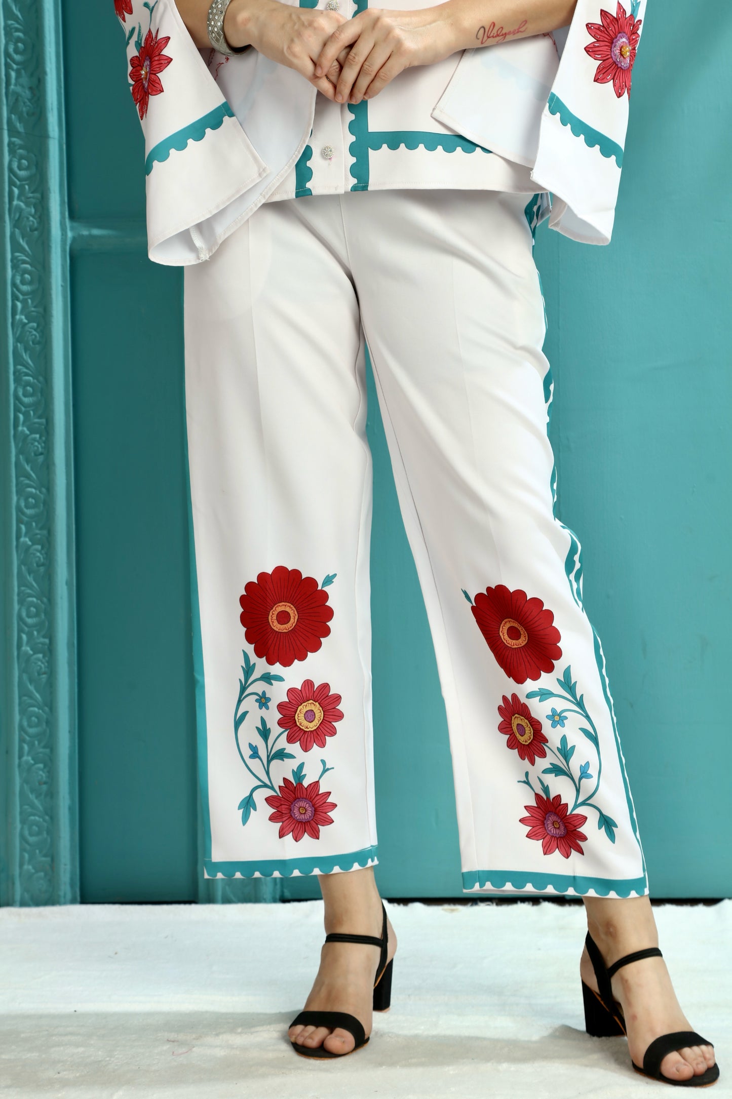 Noir Elegance Vest Co-ord Set