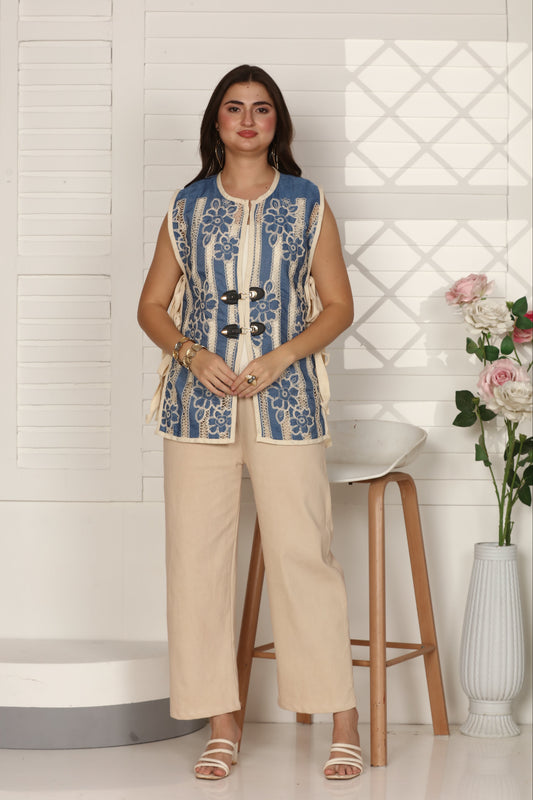 Light Denim Vertical Set