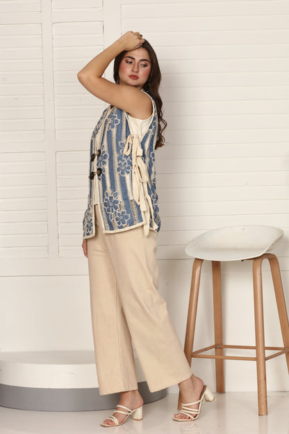 Light Denim Vertical Set