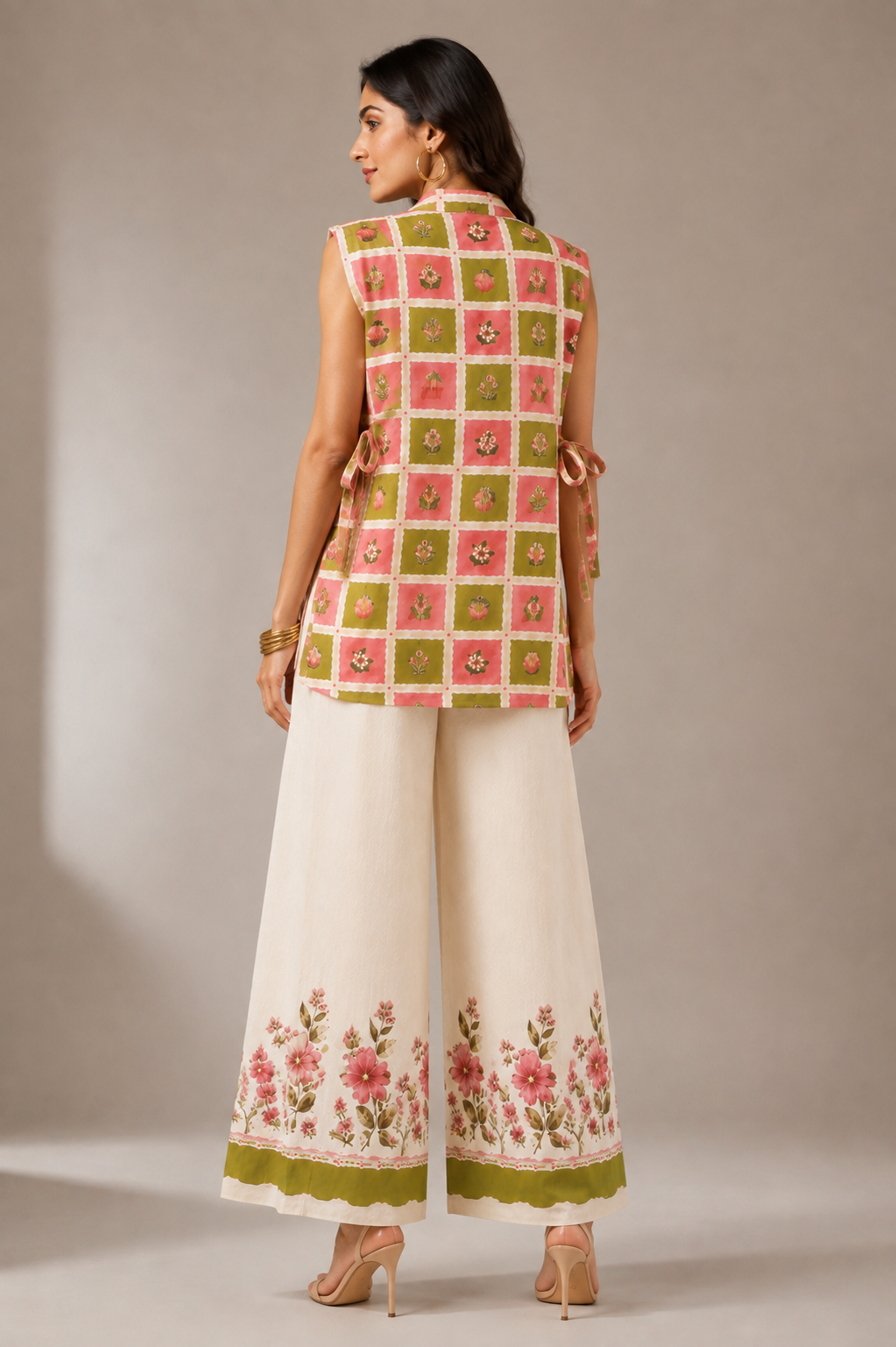 Botanical Bloom Linen Cotton Co-ord Set