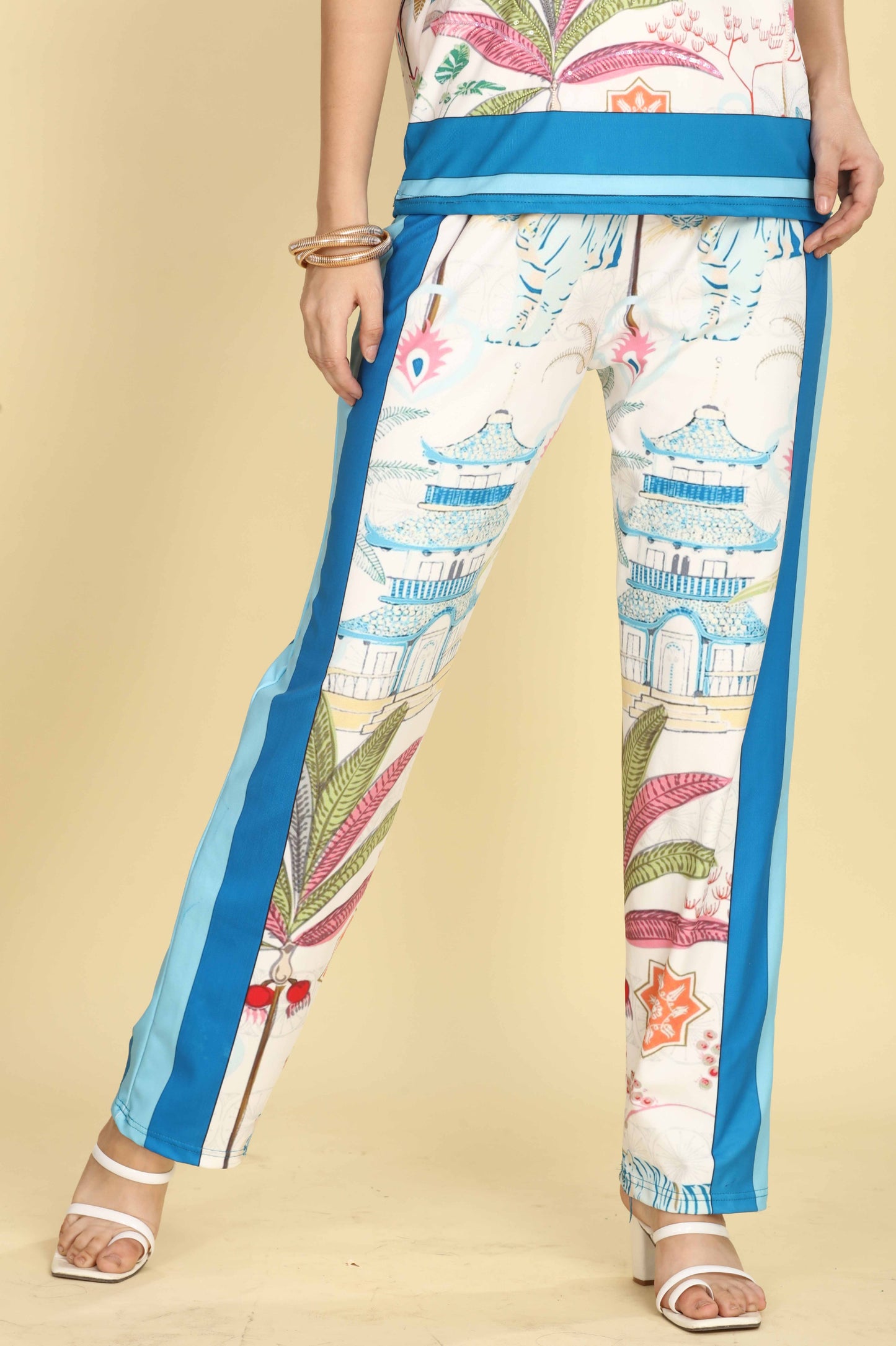 Japanese Tiger Embellished Co-ord Set