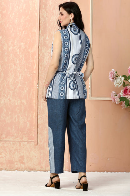 Midnight Orbit Vest Co-Ord Set