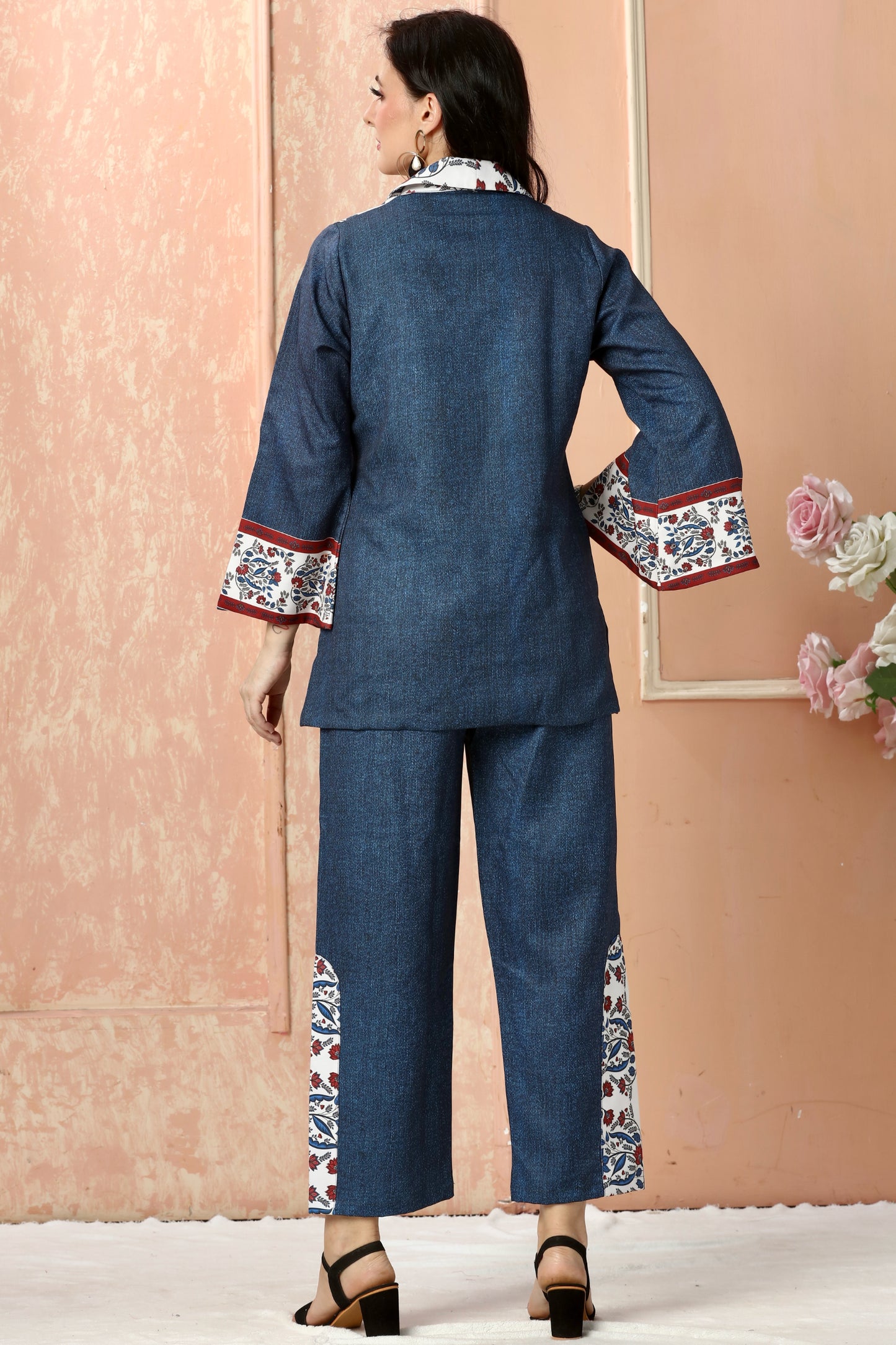 Scarlet Bloom Co-ord Set