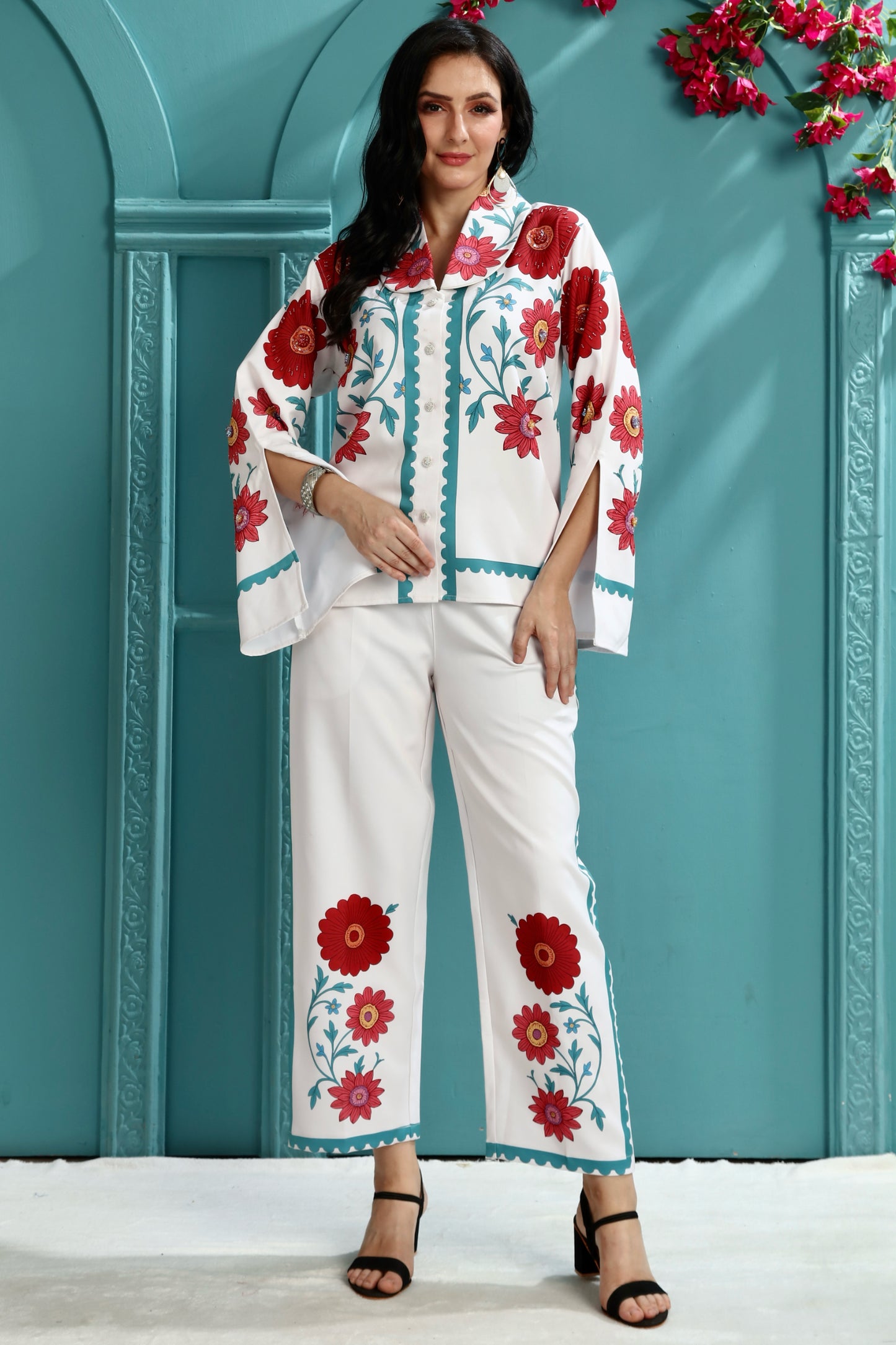 Noir Elegance Vest Co-ord Set